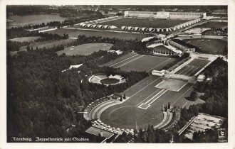 Ansichtskarte "Nürnberg Zeppelinwiese mit...