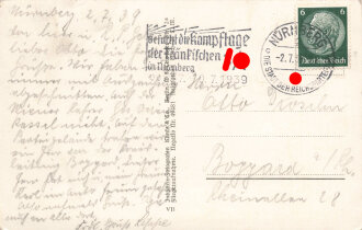 Ansichtskarte "Nürnberg Zeppelinwiese mit...