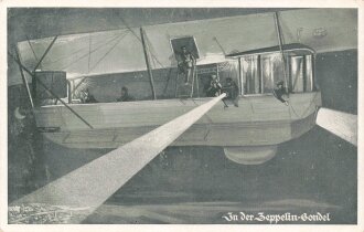 1. Weltkrieg Ansichtskarte "In der Zeppelin...