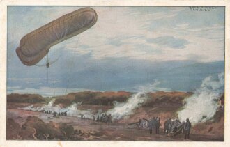 1. Weltkrieg Ansichtskarte "Fesselballon, unsere...