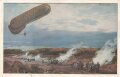 1. Weltkrieg Ansichtskarte "Fesselballon, unsere Artilleriewirkung beobachtend"