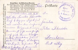 1. Weltkrieg Ansichtskarte "Militärluftkreuzer...