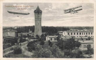 1. Weltkrieg Ansichtskarte "Truppenübungsplatz...