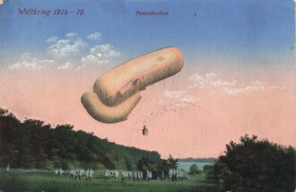 1. Weltkrieg Ansichtskarte "Fesselballon"