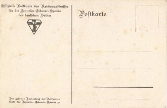Ansichtskarte "Ein deutscher Zeppelin ! Gib für die Zeppelin Eckener Spende !  "