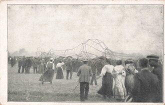 Ansichtskarte "Zeppelins Luftschiff kurz nach der...