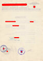 Hitlerjugend Vereidigungsurkunde für einen Angehörigen des  HJ Bann 79 (Peine), 1934, DIN A4, guter Zustand