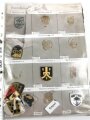 Bundeswehr, Sammlung Brustanhänger Auflagen, meist aufgeklebt, 51 Stück