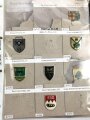 Bundeswehr, Sammlung Brustanhänger Auflagen, meist aufgeklebt, 51 Stück