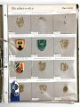 Bundeswehr, Sammlung Brustanhänger Auflagen, meist aufgeklebt, 60 Stück