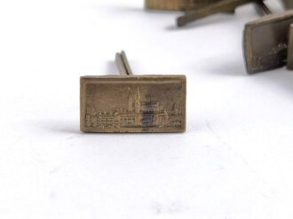 Spange " Prager Burg " - Miniatur für die Bandspange, Breite 10mm, Sie erhalten 1 Stück