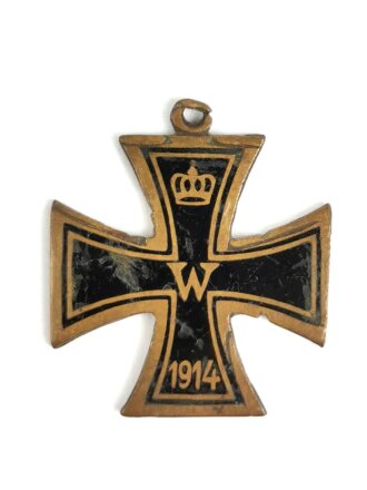 1.Weltkrieg, emailliertes Eisernes Kreuz als Anhänger, Breite 21mm