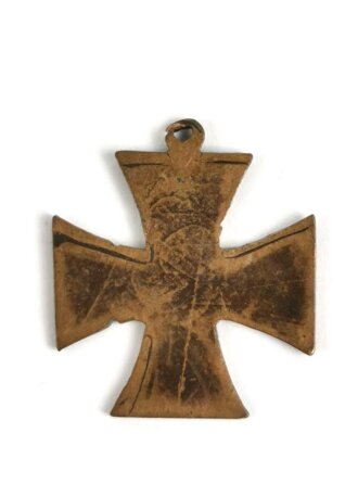 1.Weltkrieg, emailliertes Eisernes Kreuz als Anhänger, Breite 21mm