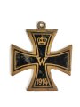 1.Weltkrieg, emailliertes Eisernes Kreuz als Anhänger, Breite 21mm