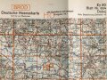 Deutsche Heereskarte 1943 "Doboj" Bosnien und Herzegowina