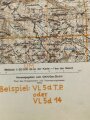 Deutsche Heereskarte 1943 "Pljevlja" Montenegro