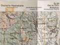 Deutsche Heereskarte 1943 "Aleksinac" Serbien