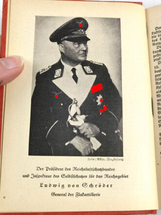 "Luftschutz Taschenkalender 1941" 890 Seiten, kleinformat