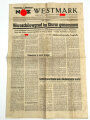 "NSZ Westmark", Amtliche Tageszeitung der NSDAP Gau Westmark, 18./19. Juli 1942, Ausgabe Saarbrücken