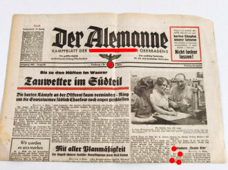 "Der Alemanne" Kampfblatt der...