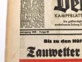 "Der Alemanne" Kampfblatt der Nationalsozialisten Oberbadens, Freiburg im Breisgau, 5. März 1943