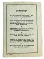 Reichsluftschutzbund Landesgruppe Hessen/Rheinland-Süd "Mitgliedsausweis", Mitglied seit 1936