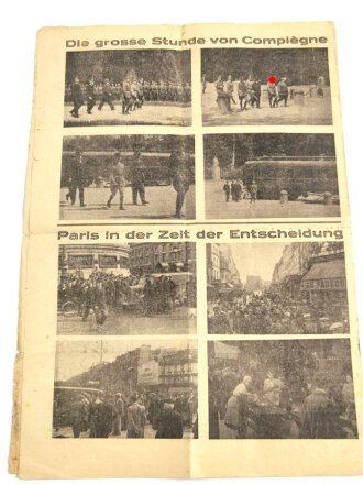 West-Front "Die Schmach vom Compiegne wird getilgt" Sonderausgabe zum historischen 21. Juni 1940