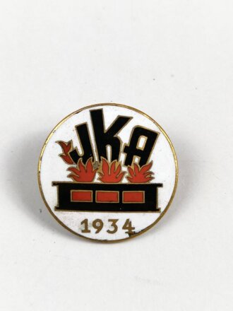 Emailliertes Abzeichen "JKA 1934" 26mm