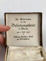 Pappetui für eine Medaille" Zur Erinnerung an die Befreiungsfeier in Worms am 1.Juli 1930" 67 x 67mm