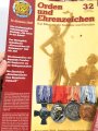 "Orden und Ehrenzeichen, Das Magazin für Sammler und Forscher" Ausgabe 30-39, minimal gebraucht