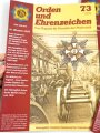 "Orden und Ehrenzeichen, Das Magazin für Sammler und Forscher" Ausgabe 70-79, minimal gebraucht