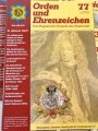 "Orden und Ehrenzeichen, Das Magazin für Sammler und Forscher" Ausgabe 70-79, minimal gebraucht