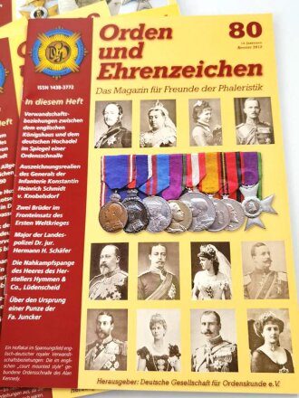 "Orden und Ehrenzeichen, Das Magazin für...