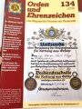 "Orden und Ehrenzeichen, Das Magazin für Sammler und Forscher" Ausgabe 130-139, minimal gebraucht
