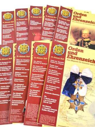 "Orden und Ehrenzeichen, Das Magazin für Sammler und Forscher" Ausgabe 11-19, minimal gebraucht