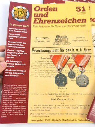 "Orden und Ehrenzeichen, Das Magazin für...