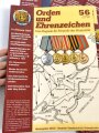 "Orden und Ehrenzeichen, Das Magazin für Sammler und Forscher" Ausgabe 50-57, minimal gebraucht