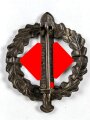 SA Sportabzeichen in Bronze, bronzierung noch teils Erhalten, Typ 3, Eigentum der obersten SA-Führung