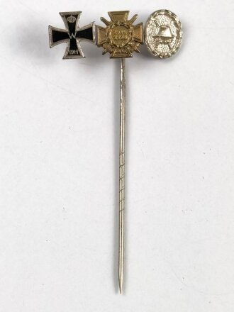 Miniatur, 1. Weltkrieg und Ehrenkreuz für Frontkämpfer, Größe 9mm