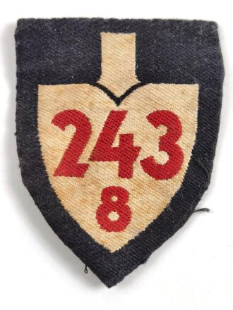 Reichsarbeitsdienst, Ärmelspaten 243/8 für Mannschaften