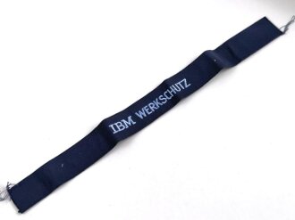 Ärmelband " IBM Werkschutz ", Länge 37cm