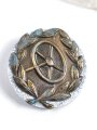 Kraftfahrbewährungsabzeichen in Bronze mit Gegenplatte in originaler Chellophantüte