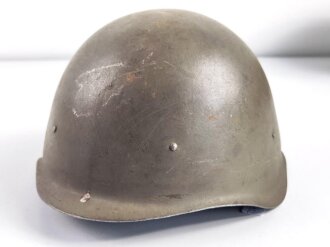 Russland nach 1945, Stahlhelm Modell 1940 aus der Zeit des "Kalten Krieges". Gebraucht