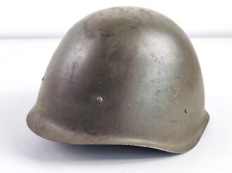 Russland nach 1945, Stahlhelm Modell 1940 aus der Zeit des "Kalten Krieges". Gebraucht