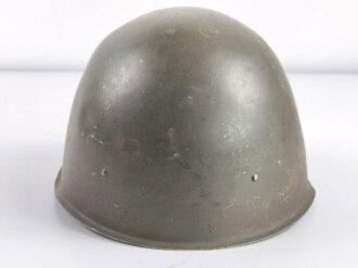 Russland nach 1945, Stahlhelm Modell 1940 aus der Zeit des "Kalten Krieges". Gebraucht, Größe 59