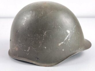 Russland nach 1945, Stahlhelm Modell 1940 aus der Zeit des "Kalten Krieges". Gebraucht, Größe 59