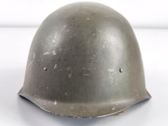 Russland nach 1945, Stahlhelm Modell 1940 aus der Zeit des "Kalten Krieges". Gebraucht