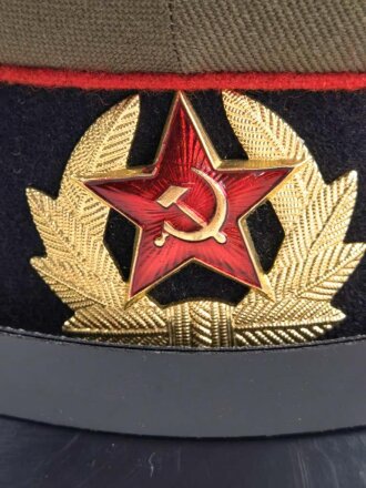 Russland, Kalter Krieg, Sowjetunion, Schirmmütze für Mannschaften, gebraucht, Kopfgrösse 55
