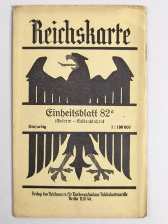 Reichskarte, Einheitsblatt 82a, Geldern - Kaldenkirchen