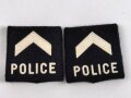 Paar Schulterklappen Überschübe "Police"